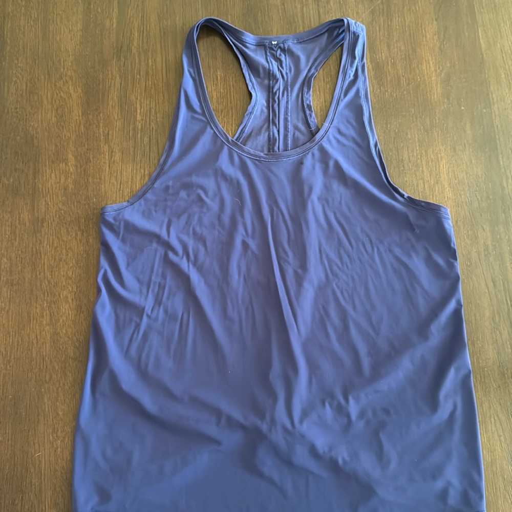 Navy lululemon navy tank 8